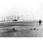 The Wright Brothers were the first to fly a controllable, self-propelled, heavier than air machine on December 17, 1903.